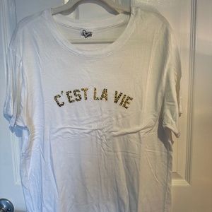 LetLuv C’est La Vie Graphic Tee